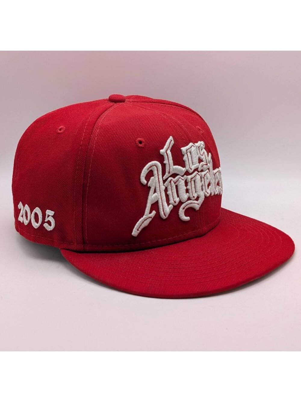 Vintage Los Angeles Clippers Hat Cap 2005 Fitted 7 1/4 Red New Era NBA Y2K Retro